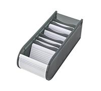 Wedo 2508012 - Fichero didáctico, caja para fichas A8 500 llena, color gris