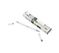 WEDO 2617000 Lápiz Universal para Todas Las Pantallas táctiles, 3 en 1, lápiz Capacitivo con Punta de Disco, bolígrafo y Punta táctil, para Trabajos precisos en tabletas y Smartphones, Mina Azul,