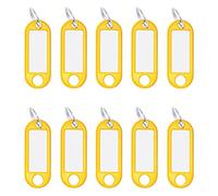 Wedo 262101805 - Llaveros, 10 unidades, color amarillo