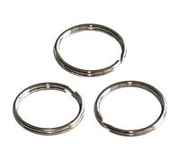 WEDO 2623135 - Anillas para llaves (acero endurecido, 100 unidades, 35 mm), color plateado