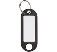 WEDO 262811801 - Llaveros para escribir | negro | 100 unidades | con anillo
