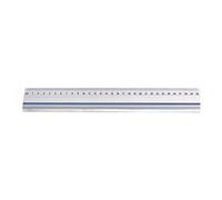 Wedo 525430 - Regla para cortar (30 cm, antideslizante), color plata