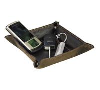 Wedo 750130107 - Bandeja para llaves (piel sintética), color marrón