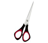 Wedo 976651 Tijeras Universales para Zurdos, Acero Inoxidable Pulido Inoxidable, Longitud 16 Cm, Negro