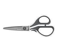 Wedo 9867 - Cut-it, tijeras de acero fino inox, 7 pulgadas, 17.5 cm, titanio, color gris/blanco