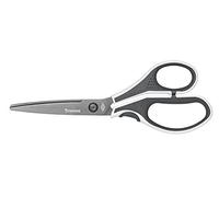 Wedo 9868 - Cut-it, tijeras de acero fino inox, 8 pulgadas, 21 cm, titanio, color gris/blanco