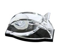 Wedo Acryl Exklusiv - Dispensador de cinta adhesiva, transparente/negro