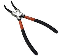 WEDO Alicate de puntas circlip en ángulo,7 pulgadas,Acero de cromo y vanadio,alicates circlip para anillos de retención exteriores,doblados a 90 grados,mango profesional antideslizante