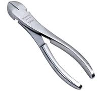 WEDO Alicates de corte diagonal con cabeza angulada,alicates de corte lateral de acero inoxidable de 7 pulgadas,cortador de alambre,duraderos,superficie sin cromo,longitud de 6 pulgadas