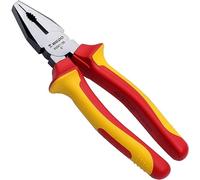 WEDO Alicates universales aislada 1000V VDE,alicates Lineman de 7 pulgadas,Alicate universal 175mm,Tijera Pelacables de Acero CRV,IEC 60900