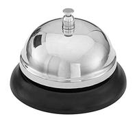 WEDO - Campana de Mesa (Metal, 8,5 cm), Color Negro