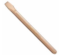 WEDO Cincel hexagonal sin chispas de 6 puntos, cincel de seguridad hexagonal de 6 puntos, cobre berilio, estándar DIN, certificado BAM y FM, 30 x 35 x 500 mm