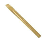 WEDO Cincel plano sin chispas, cincel plano de seguridad sin chispas, bronce de aluminio, estándar DIN, certificado BAM y FM, 22 x 150 mm