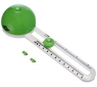 Wedo Comfortline (para diámetros de 10-32 cm, incluye 3 cuchillas, con tapa protectora) verde/blanco