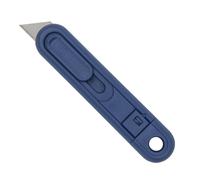 WEDO Cúter de cuchillo detectable, cuchillo de alfombra de material detectable, color azul