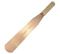 WEDO Espátula,Espátula de pintor con hoja recta y mango de madera de 40mm,Espátula no brillante,cobre berilio,DIN,BAM FM,350mm de longitud,herramienta de seguridad sin chispas
