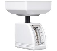 Wedo Báscula de resorte Handy con bandeja 250 g blanco