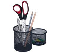 Wedo - Juego 2 de lapiceros de malla (10 x 8,5 cm y 7,5 x 7 cm), colo negro