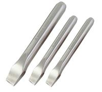 WEDO Juego de cinceles fríos de 3 piezas, juego de cinceles planos de acero inoxidable, hoja de 16, 18, 20 mm, juego de cinceles de madera, anticorrosión, alta resistencia, superficie pulida, a prueba