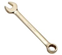WEDO Llave combinada de seguridad, llave combinada a prueba de explosiones, bronce de aluminio, estándar BAM/FM, tamaño 22 mm