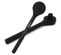 WEDO Llave de carraca de 3/4 pulgadas, 320 mm, trinquete, mango ergonómico de tubo de acero, color negro