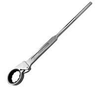WEDO Llave de carraca,llave de acero cromado 40,tamaño 50mm,Llave de tuerca,Longitud 650mm,forjada de una sola vez, par fuerte, alta resistencia, resistencia al desgaste,12 caras