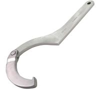 WEDO Llave de Gancho Ajustable C Llave Herramienta - 155-230mm,acero inoxidable,Inglesa Llave Sujeción Pinza C Gancho,Largo 400mm,resistente a la corrosión,forjada de una sola vez