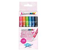 Wedo Marcador creativo Silver+Outline Set de 6, clasificados