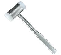 WEDO Martillo de nailon inoxidable con mango plano, resistente a la corrosión, a prueba de óxido, duradero, respetuoso con el medio ambiente, 250 g