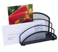 Wedo Office - Portacartas con 3 compartimentos, negro