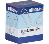 WEDO Paper Clips 32 mm Pointed Pack of 100 Glossy Galvanised