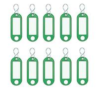 WEDO Schlüsselanhänger S-Haken, grün, Inhalt: 10 Stück