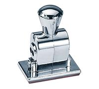 Wedo Stamp - Sello de oficina (3 x 5 cm), plateado