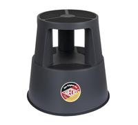 WEDO Taburete con Ruedas Super Step de plástico irrompible, con pie de Elefante, con Certificado TÜV GS, Fabricado en Alemania, Antideslizante, Altura Aprox. 43 cm, Capacidad de Carga 150 kg, Color
