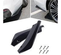 WEDSLK 2 Piezas Difusor Alerón Parachoques Trasero Coche para Maserati Ghibli GranTurismo Levante Quattroporte, Esquina Protectora de Labios Trasera del Automóvil Antiarañazos,A/Black
