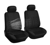 WEDSLK Fundas delantareras para Asiento de Coche para KIA GT Line, Poliéster Protector, Funda Coche Transpirable, Protector de Asiento,5 Seats-Black