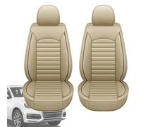 WEDSLK Fundas Delantareras para Asiento de Coche para Volvo XC90 T8 Recharge 3 Seats, Protector de Asiento Delantero para Conductor y Copiloto,Beige