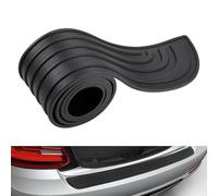 WEDSLK Protector Parachoques Trasero para Mercedes E W211 W212 E200 E250 E300 E400 E63 AMG, Lámina Antiarañazos para Borde de Maletero, Protección Borde de Carga,9 * 104-Black