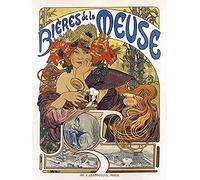 Wee Blue Coo Beer Of The Meuse Paris France Vintage Unframed Wall Art Print Poster Home Decor Premium Cerveza París Francia Vendimia pared Póster Casa