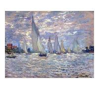 Wee Blue Coo CLAUDE MONET LES BARQUES OLD MASTER ART PAINTING PRINT 12x16 inch 30x40cm POSTER REPRODUCTION Viejo maestro Pintar Póster