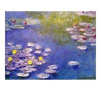 Wee Blue Coo Claude Monet NYMPHEAS AT Giverny Old Master Art Painting Print 12x16 Inch 30x40cm AFICHE Cartel Imprimir Poster Viejo Maestro Pintar Póster