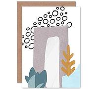 Wee Blue Coo Collage Abstract Under The Sea Greeting Card With Envelope Inside Premium Quality Resumen