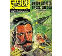 Wee Blue Coo Comics Classics Illustrated 20000 Leagues Under Sea Verne USA Art Print Poster Wall Decor 12X16 Inch