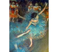 Wee Blue Coo Degas Dancer Old Master Painting Art Print Poster Wall Decor 12X16 Inch