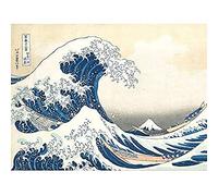 Wee Blue Coo Hokusai Great Wave off Kanagawa Unframed Wall Art Print Poster Home Decor Premium Excelente pared Póster Casa