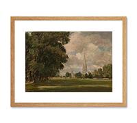 Wee Blue Coo John Constable British Salisbury Cathedral Lower Marsh Close Art Lámina Enmarcada 12 x 16 Pulgadas