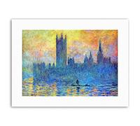Wee Blue Coo Monet Londres Parlamento en invierno pintura Old Master lienzo Art Prints
