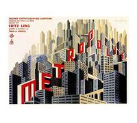 Wee Blue Coo Movie Film Metropolis Sci Fi Drama Class Study City Art Print Poster Wall Decor 12X16 Inch