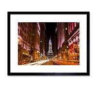 Wee Blue Coo Photo Cityscape City Hall Philadelphia Pa Lámina Enmarcada 12 x 16 Pulgadas