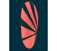 Wee Blue Coo Pink Seashell Striped Extra Large XL Wall Art Poster Print Rosado pared Impresión del cartel